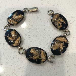 Vintage Gold/Black Bracelet